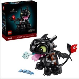 LEGO Icons How to Train Your Dragon: Toothless (NIB) Factory Sealed Unopened NWT